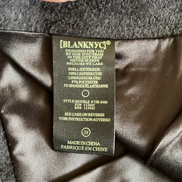 Blank NYC Free People Dark Gray Suede Mini Skirt - Picture 6 of 9